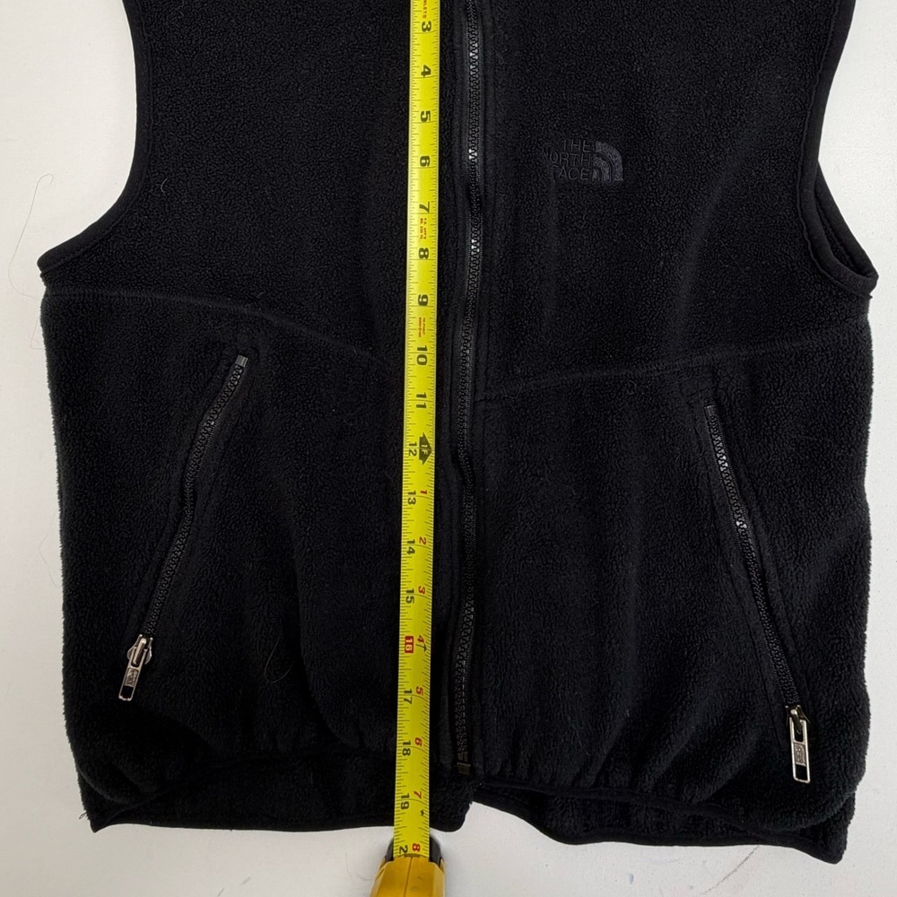 Vintage The North Face Denali Fleece Vest Black Small Made in USA 90s Gorpcore - Picture 6 of 6